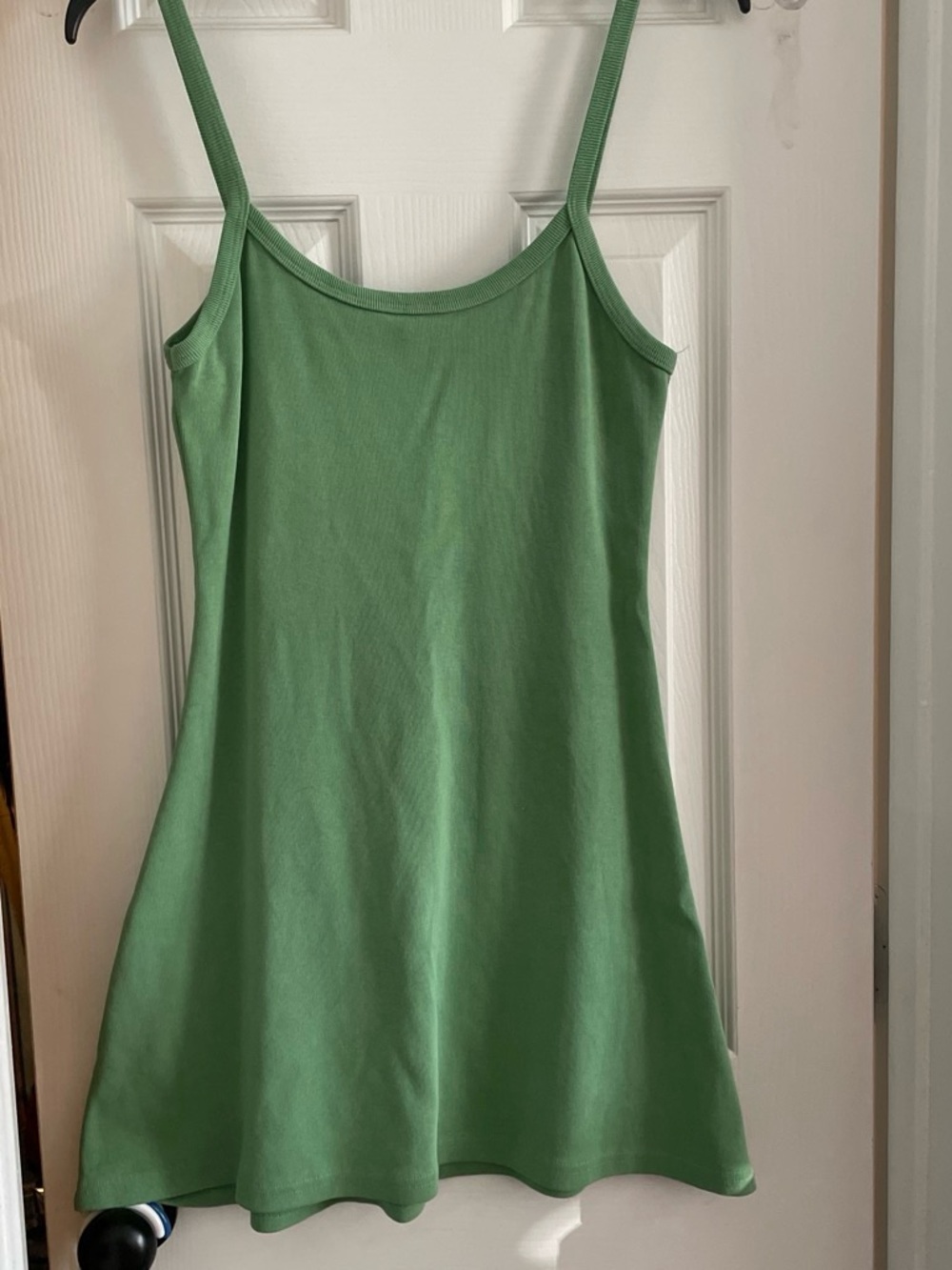 Los Angeles Apparel Green Mini Slip Dress